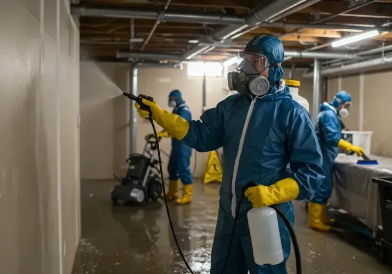 Basement Sanitization and Antimicrobial Treatment process in Prowers County, CO